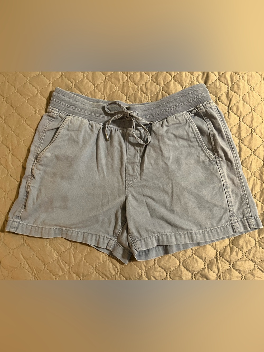 Orvis Light Blue Drawstring Shorts